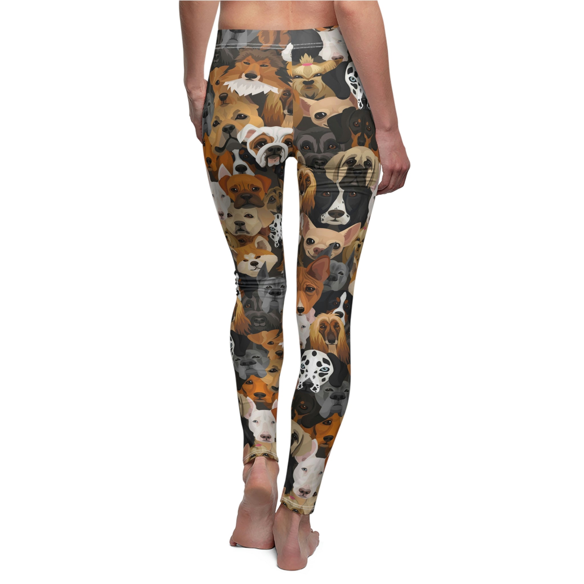 Doggy Print Casual Leggings
